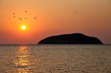 Golden Sunrise Royalty Free Stock Image Golden Sunrise Royalty Free Stock Image