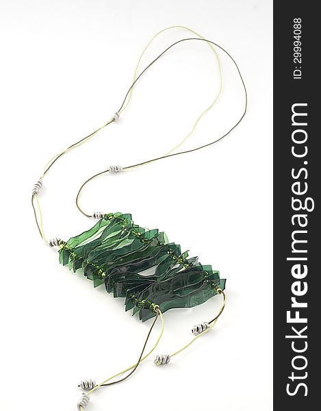 Ecojewelry Necklace From Recycled Plastic Bottles