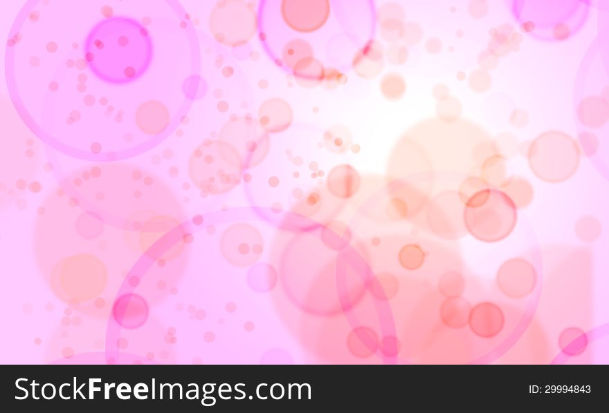 Abstract Exploding Bubbles Background