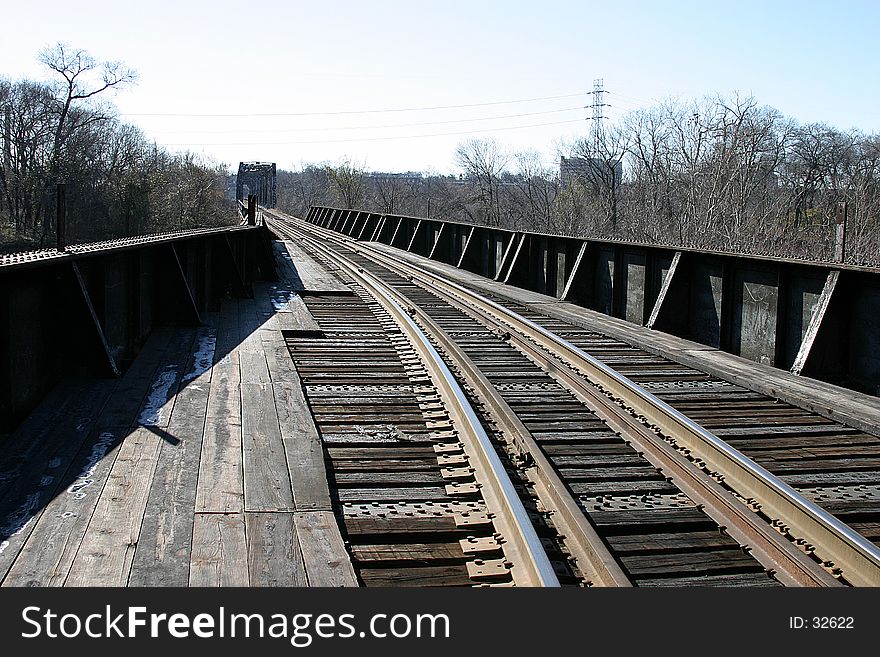 Rail road track in richmond va.