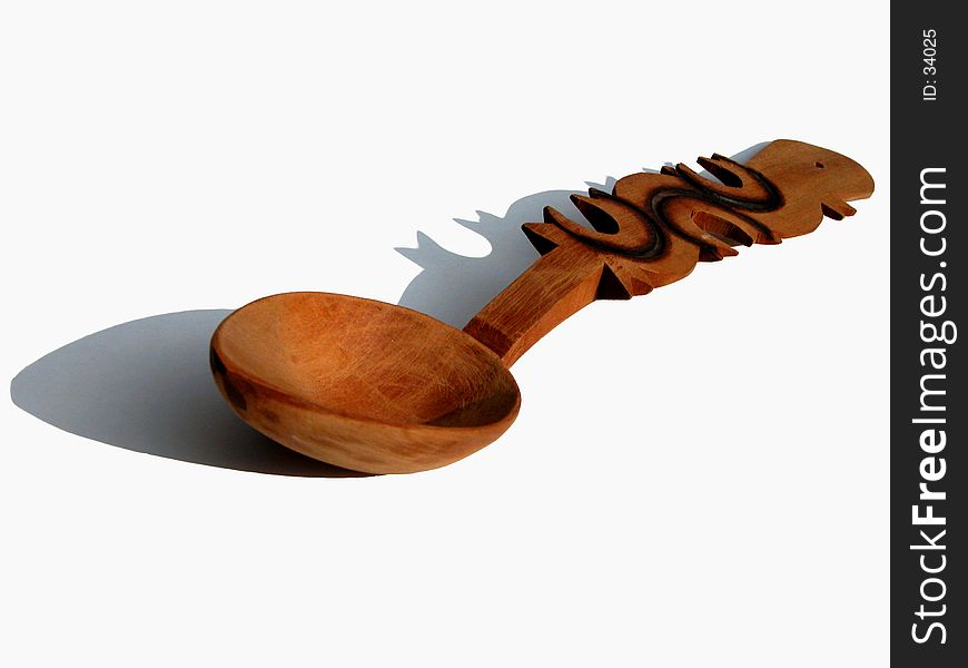 Romanian wooden spoon