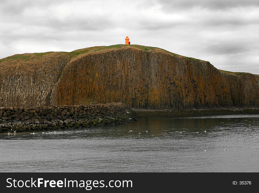 Lighthouse on a viewpoint