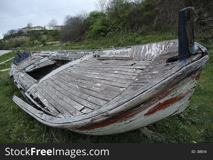 Ancient (retired) boat in kiyikoy / Turkey. Ancient (retired) boat in kiyikoy / Turkey.