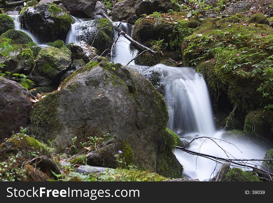 Little Brook at Yedigoller (seven lakes). The one of best natural park of world. There is seven lakes connects with brooks like that. Good wide-leaf tree variety. Autumn is best time for seven lakes.