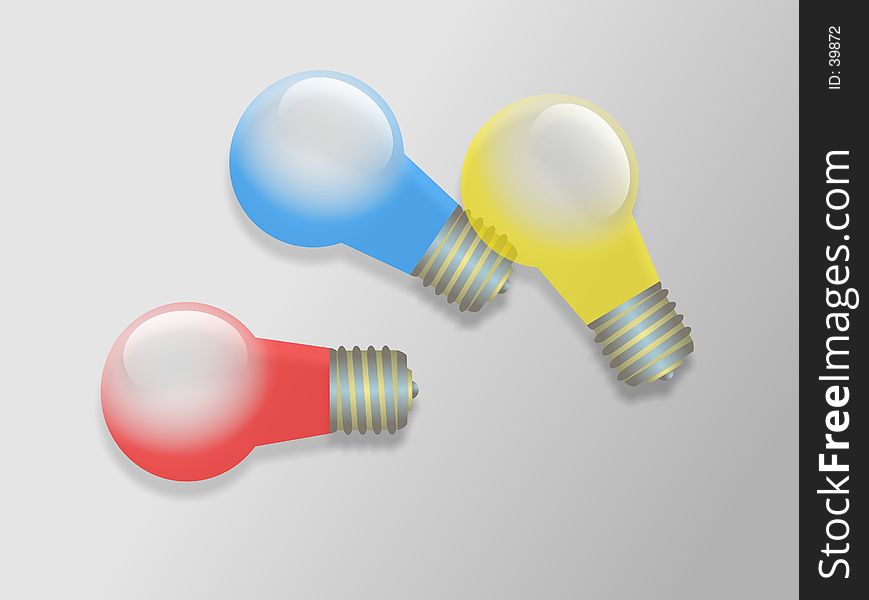 Coloured Light Bulbs