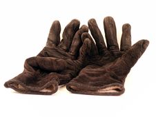 Reclining Gloves Royalty Free Stock Photo Reclining Gloves Royalty Free Stock Photo