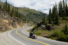 Scenic Mountain Highway Royalty Free Stock Photos Scenic Mountain Highway Royalty Free Stock Photos