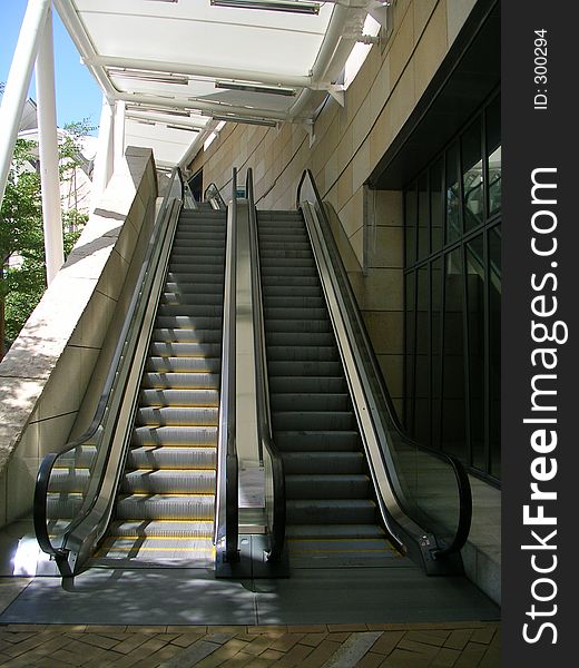 Escalator stairs