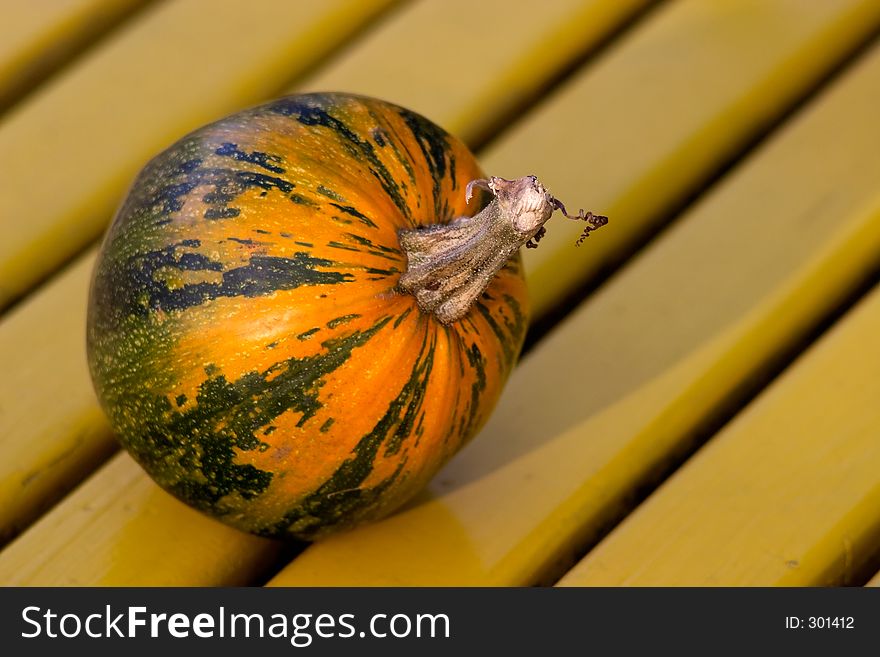 Striped pumpkin