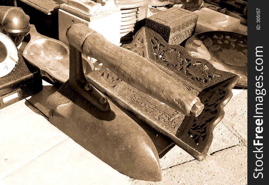 Old iron (bazaar in Poland)