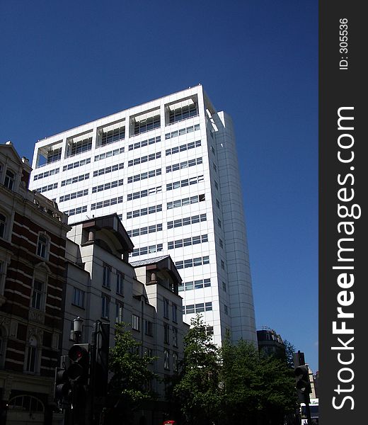 This is an office building in London. This is an office building in London.