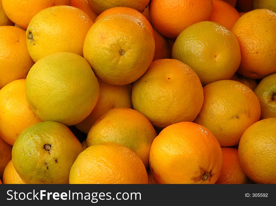 Oranges, wet market