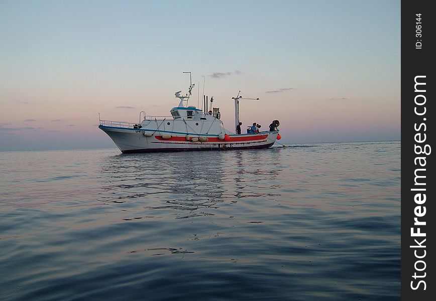 Boat Of Fishermen