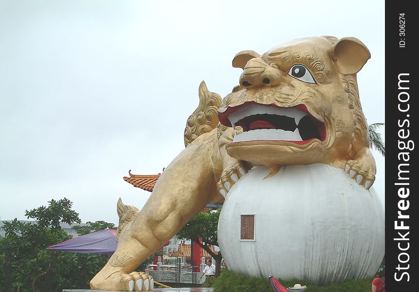 Chinese dragon, Keelung, Taiwan. Chinese dragon, Keelung, Taiwan