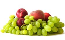 Many Fruits On White Stock Images Many Fruits On White Stock Images