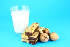 Milk And Cornflakes Stock Photography Milk And Cornflakes Stock Photography