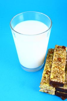 Milk And Cornflakes Royalty Free Stock Photo Milk And Cornflakes Royalty Free Stock Photo