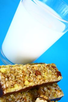 Milk And Cornflakes Royalty Free Stock Photo Milk And Cornflakes Royalty Free Stock Photo