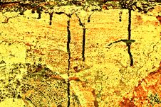 Grunge Painted Brick Wall Stock Photography Grunge Painted Brick Wall Stock Photography