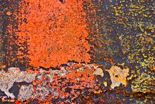 Grunge Painted Brick Wall Royalty Free Stock Photos Grunge Painted Brick Wall Royalty Free Stock Photos