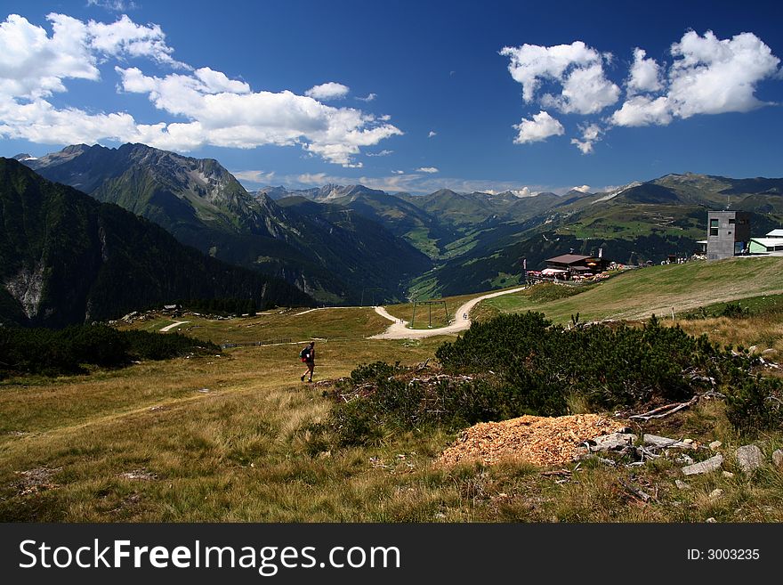 Mountain view captured in Tirol / Austria. Mountain view captured in Tirol / Austria