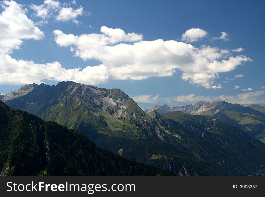 Mountain view captured in Tirol / Austria. Mountain view captured in Tirol / Austria