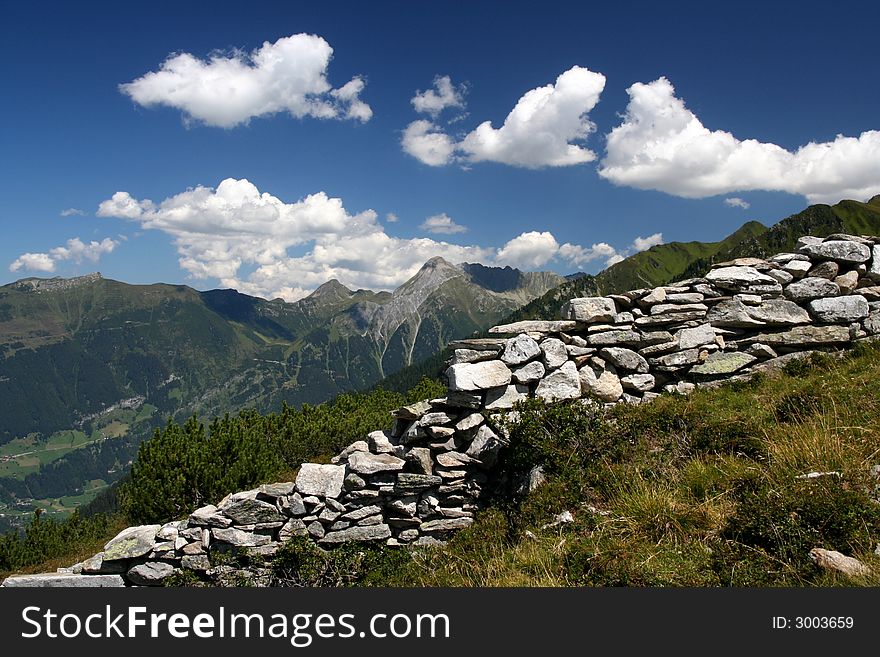 Mountain view captured in Tirol / Austria. Mountain view captured in Tirol / Austria