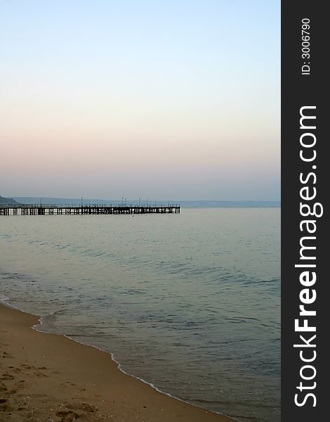 Black sea beach in Bulgaria