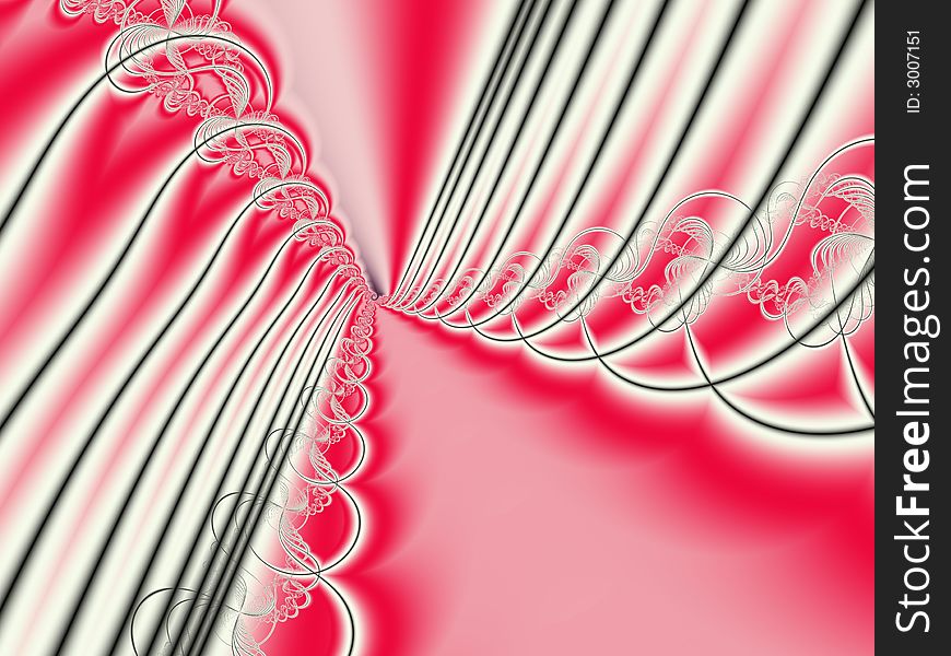Computer generated abstract background, based on a fractal design