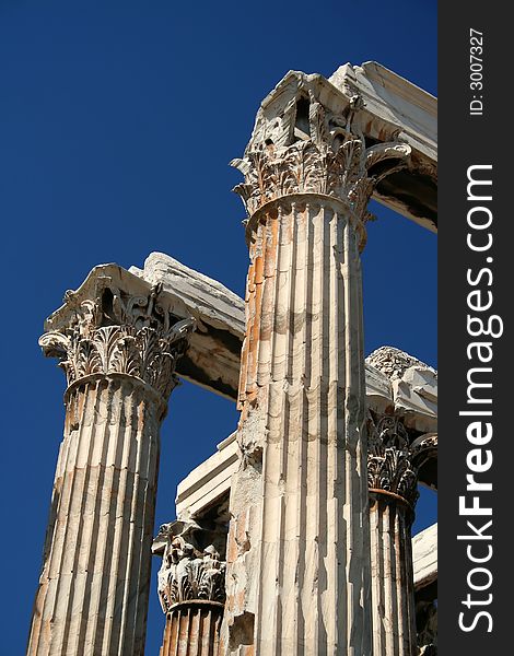 Temple of Zeus pillars, Athens