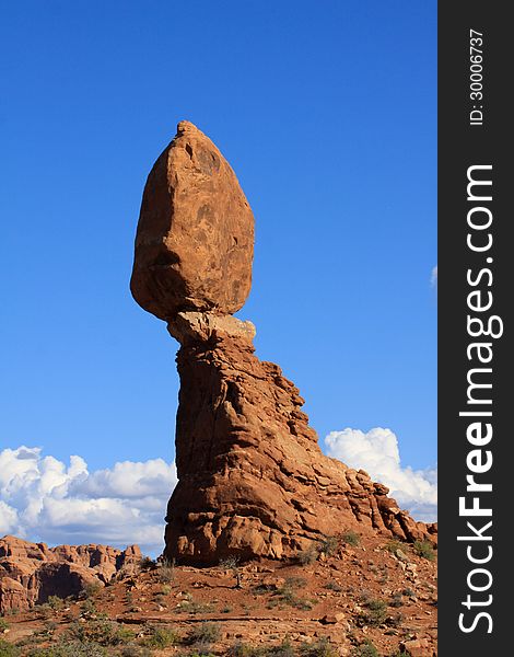 Balancing Rock in Arches National Park Utah