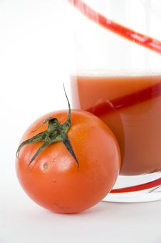 Tomato With Juice Stock Image Tomato With Juice Stock Image