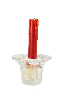 Red Candle Royalty Free Stock Photo Red Candle Royalty Free Stock Photo