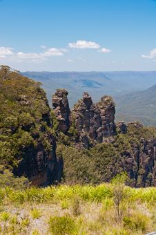 Three Sisters, Blue Mountains, Australia Stock Photos Three Sisters, Blue Mountains, Australia Stock Photos
