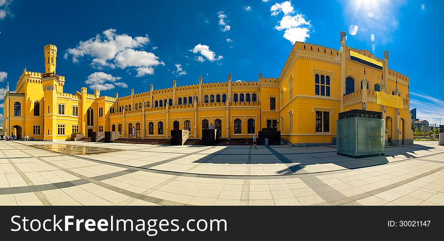 Renovated main station in Wroclaw. Renovated main station in Wroclaw