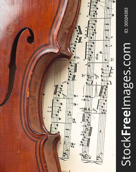 German Violin Of The Nineteenth Century.