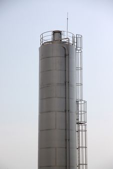 The Stainless Steel Water Tank. Stock Photography