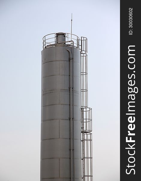 The Stainless steel Water tank.