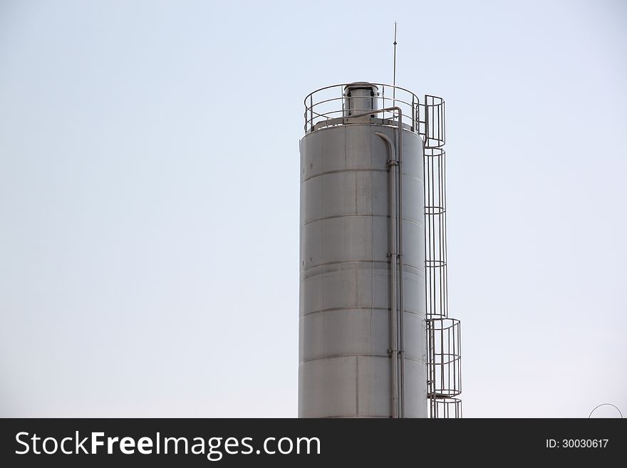 The Stainless steel Water tank in Spare water. The Stainless steel Water tank in Spare water.