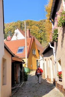 Narrow Alleys Stock Image Narrow Alleys Stock Image