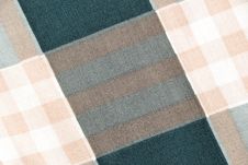 Fabric With A Checked Pattern Royalty Free Stock Photos
