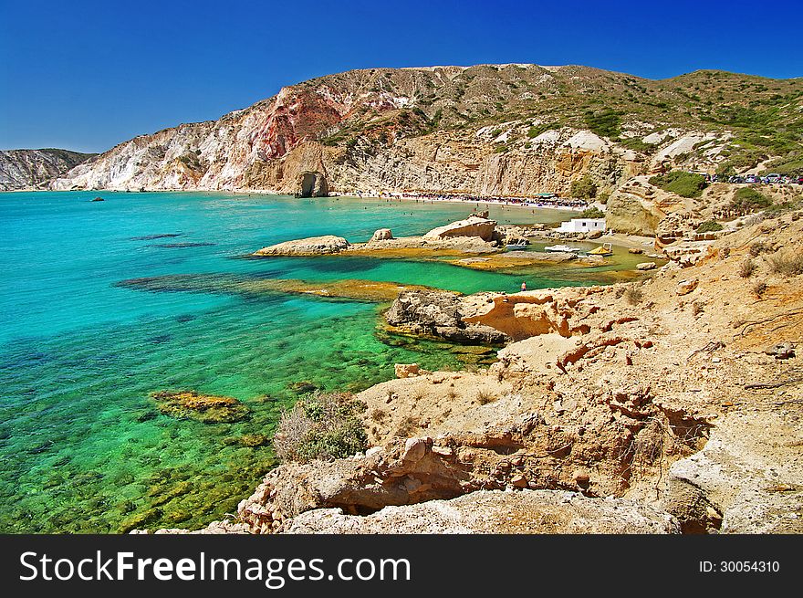 Milos island beaches. Greece series