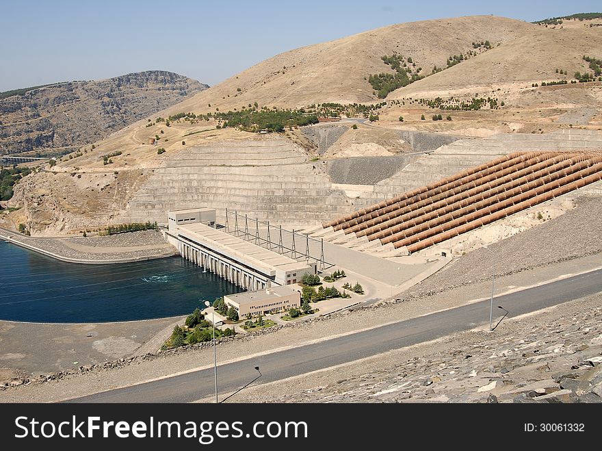 Ataturk dam in turkey