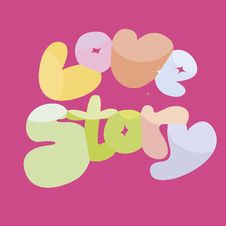 Love Story Banner Royalty Free Stock Images
