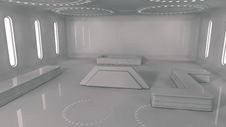 Futuristic Interior Royalty Free Stock Photo Futuristic Interior Royalty Free Stock Photo