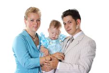 Parents And Child Stock Photo