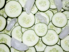 Cool Cucumbers Royalty Free Stock Images