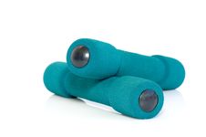 Two Dumbbells Stock Photo Two Dumbbells Stock Photo