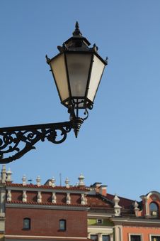 Old-fashioned Street Lamp Royalty Free Stock Images