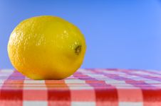 Lemon At Picnic Royalty Free Stock Photography